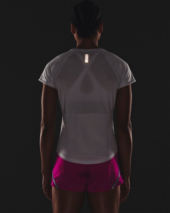 Women's UA Speed Stride Short Sleeve, Gray, pdpMainDesktop image number 5